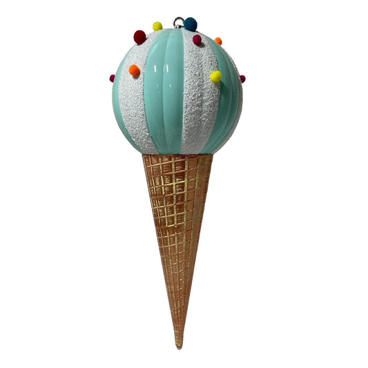 26" Mint Green Ice Cream Cone