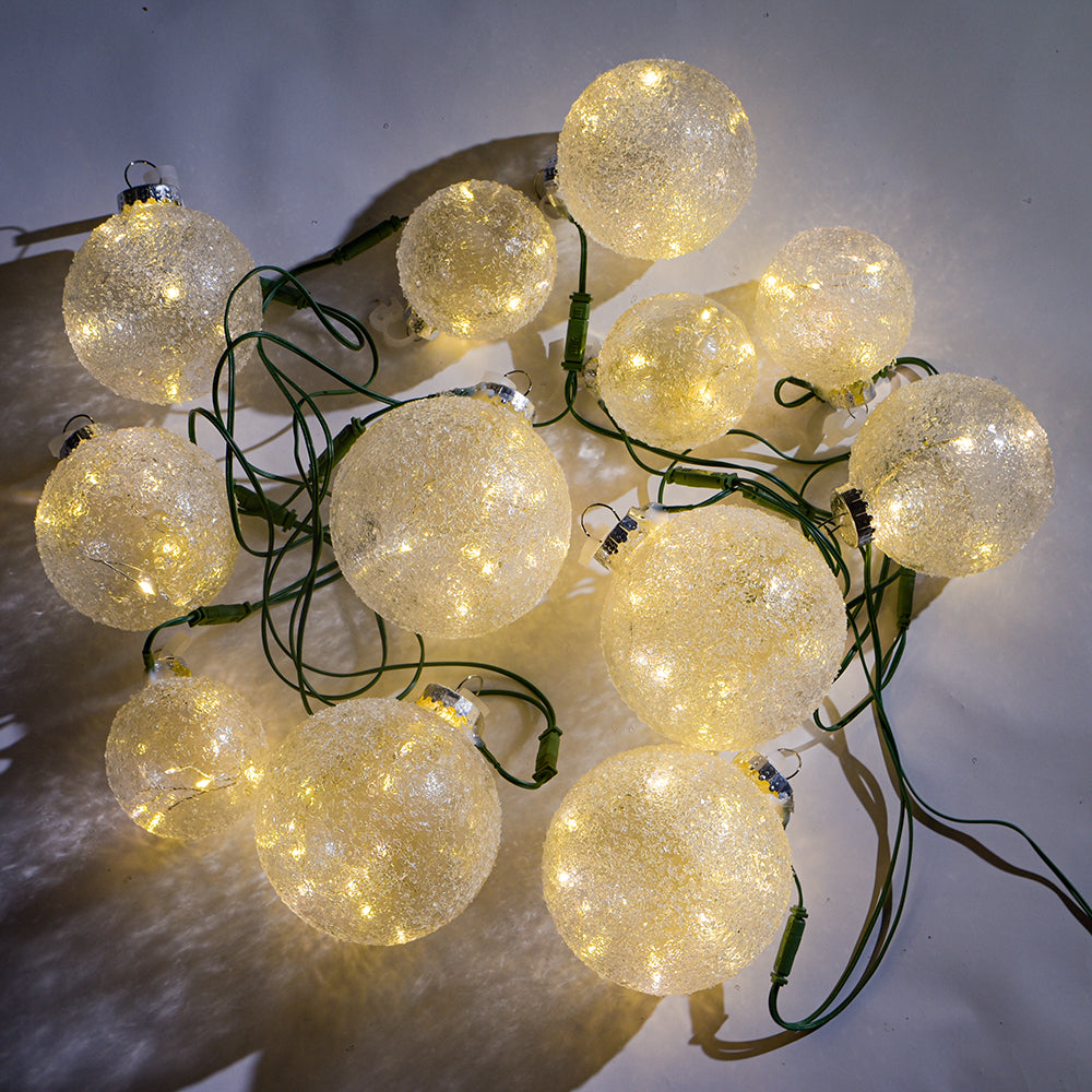 Icy Crystal Ball S/12  3"  4" & 5"  AC Powered