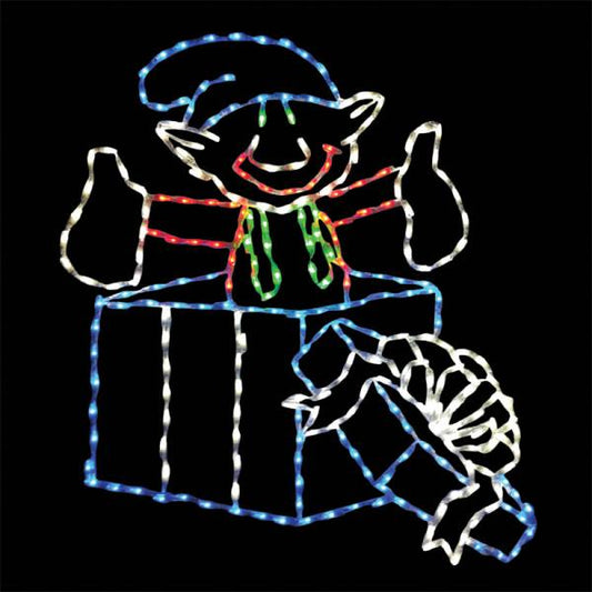 LED Elf in Gift Box