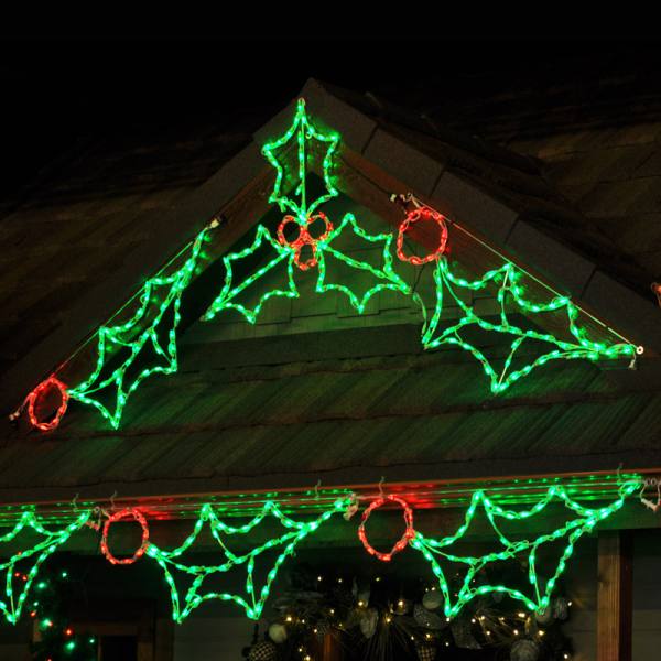 LED Holly with Berry Linkable