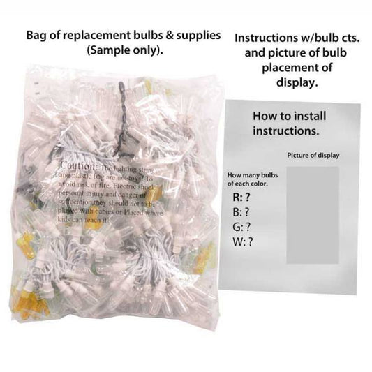 LED Nativity Joseph Replacement Strand