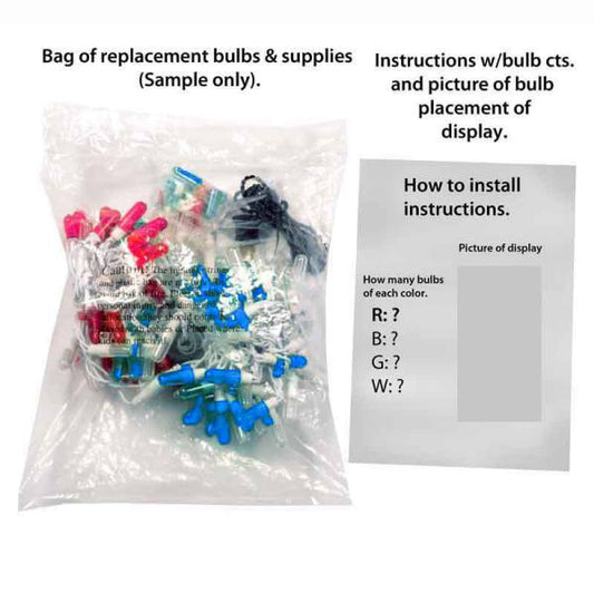 LED Star Linkable (Red/White/Blue) Replacement Strand