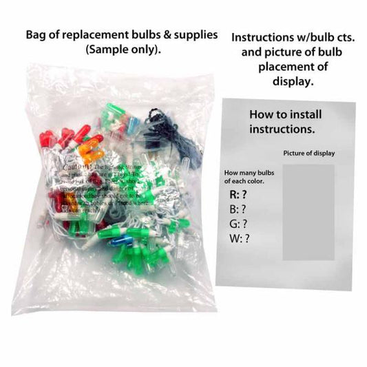 LED Wisemen Set Piece 2 Replacement Strand - Wiseman Standing