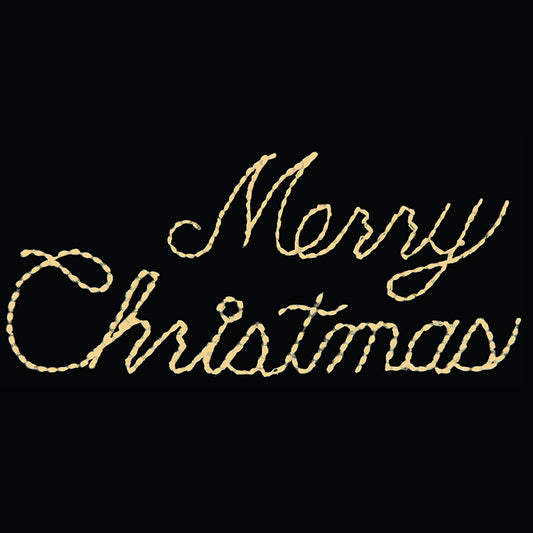 LED Merry Christmas (Warm White)