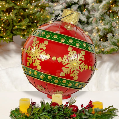 28.5" Metal Christmas Ball LED Lights