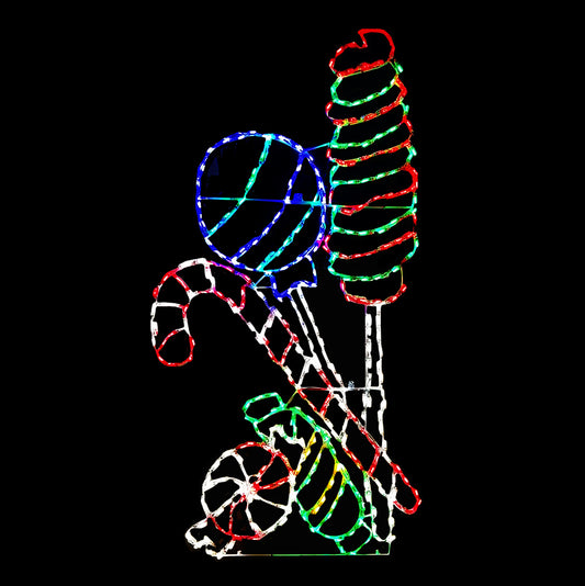 Candy Cane Cluster
