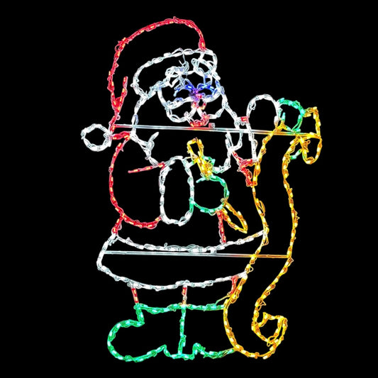 Santa Reading Scroll List