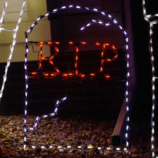 LED RIP Tombstone