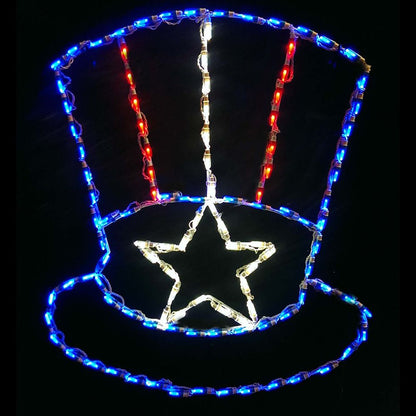 LED Uncle Sam Hat
