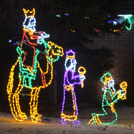 LED Wise Men Set