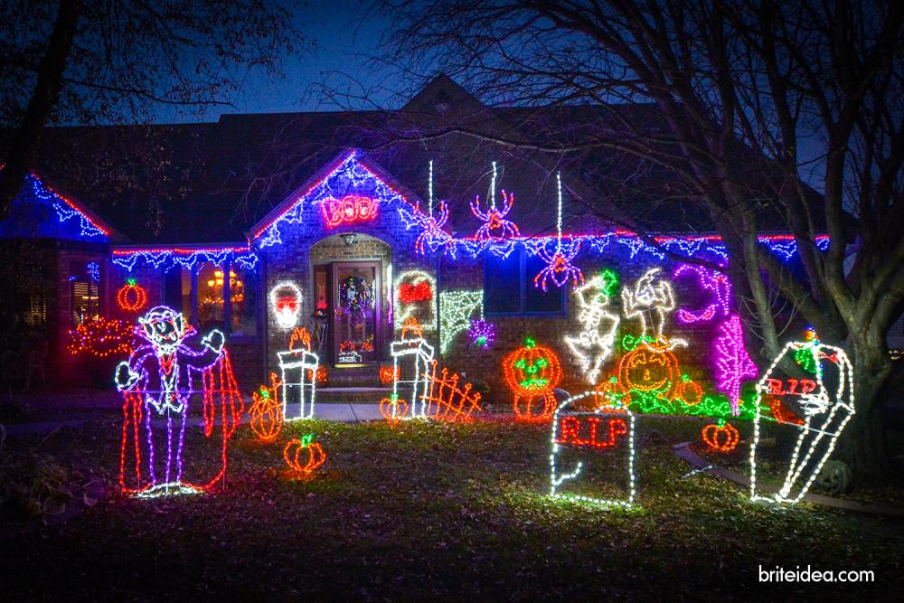 LED Golfing Santa Scene