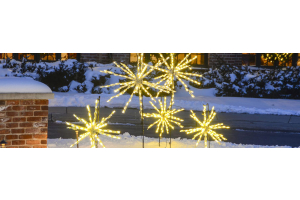 Wholesale Holiday Displays on Snowy Front Yard in Bellevue, Gretna, Omaha, Papillion, Valley