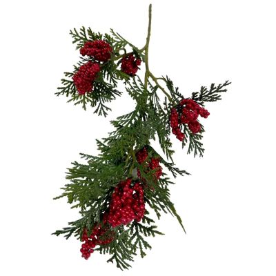 Bundle of 6: Greens with Berry Clusters
