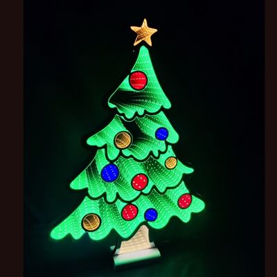 Infinity Christmas Tree with Ornaments 23.5