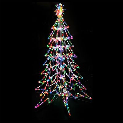 LED 10' 3D Tree with RGB Lights and Controller