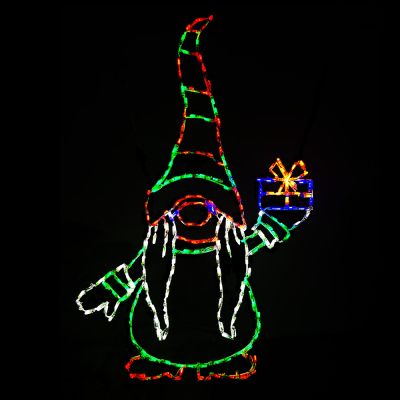 LED Gnome with Gift