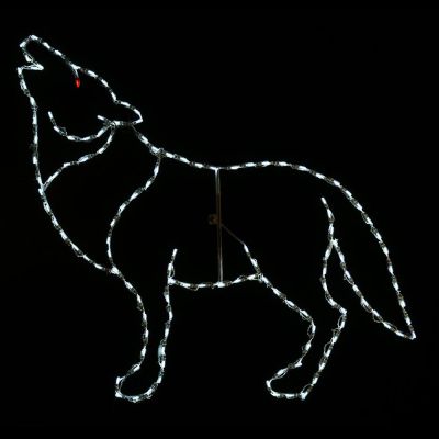 LED Howling Wolf