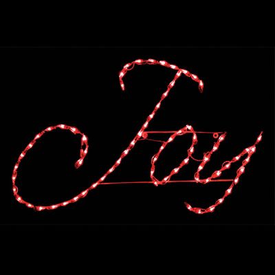 LED Joy Sign (Red)