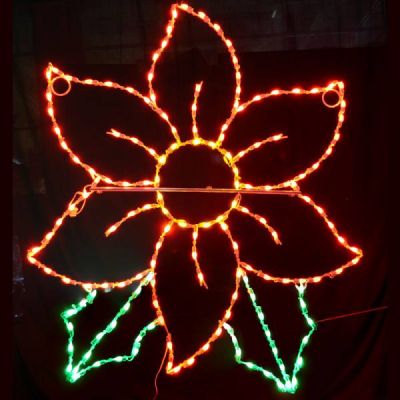 LED C7 Poinsettia