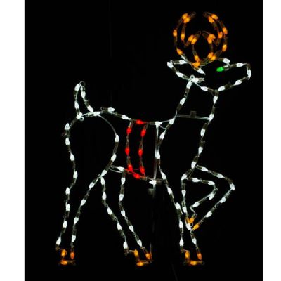 LED C7 Standing Reindeer