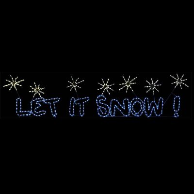 LED Let it Snow Sign