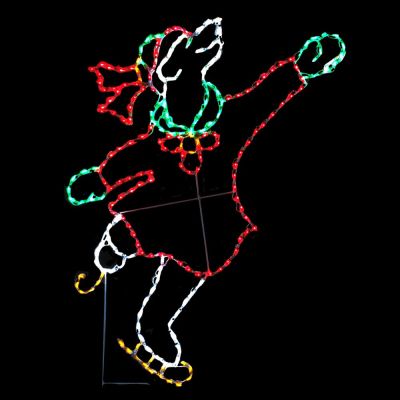 LED Skating Polar Bear - Girl