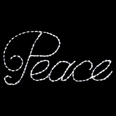 LED Peace (White)