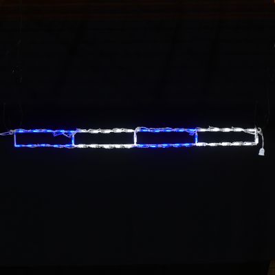 LED Peppermint Linkable Stick (Blue/White)