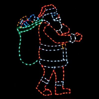 LED Santa with bag