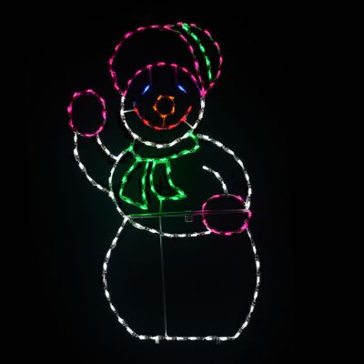 LED Snow Woman