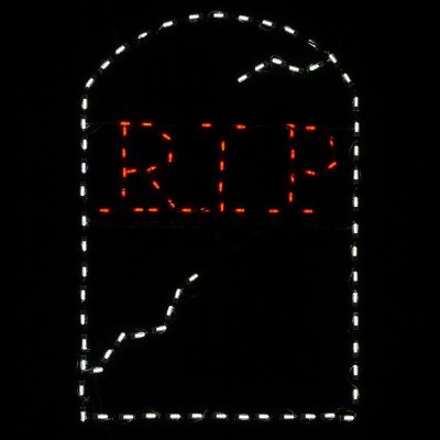 LED RIP Tombstone