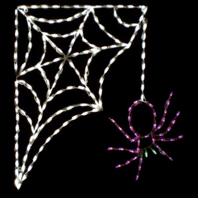 LED Spider w/ Corner web